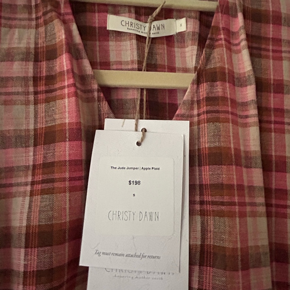 Christy Dawn Jude Jumper in Apple Plaid - Picture 6 of 9